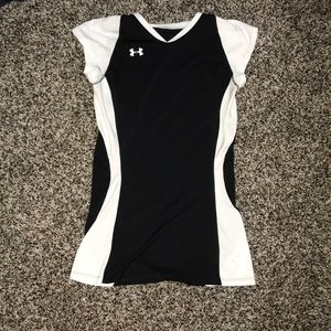 Black and White Under Armour Shirt